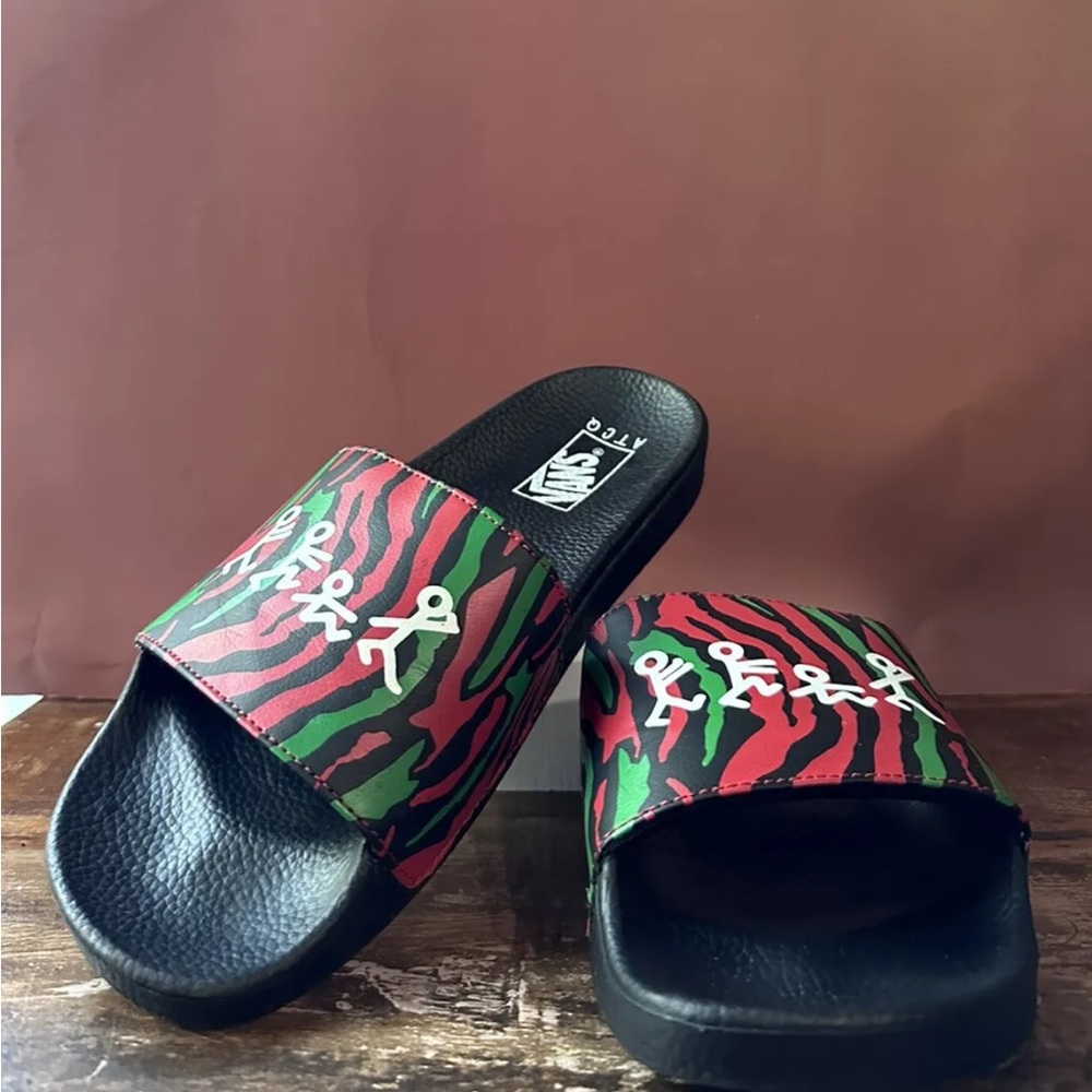 Exclusive￼ Vans Slide Sandals X A Tribe Called Quest ATCQ Sport Men’s Size 10
